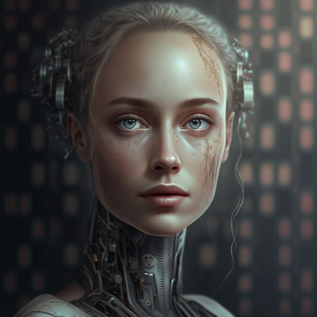 AI as human by Midjourney AI