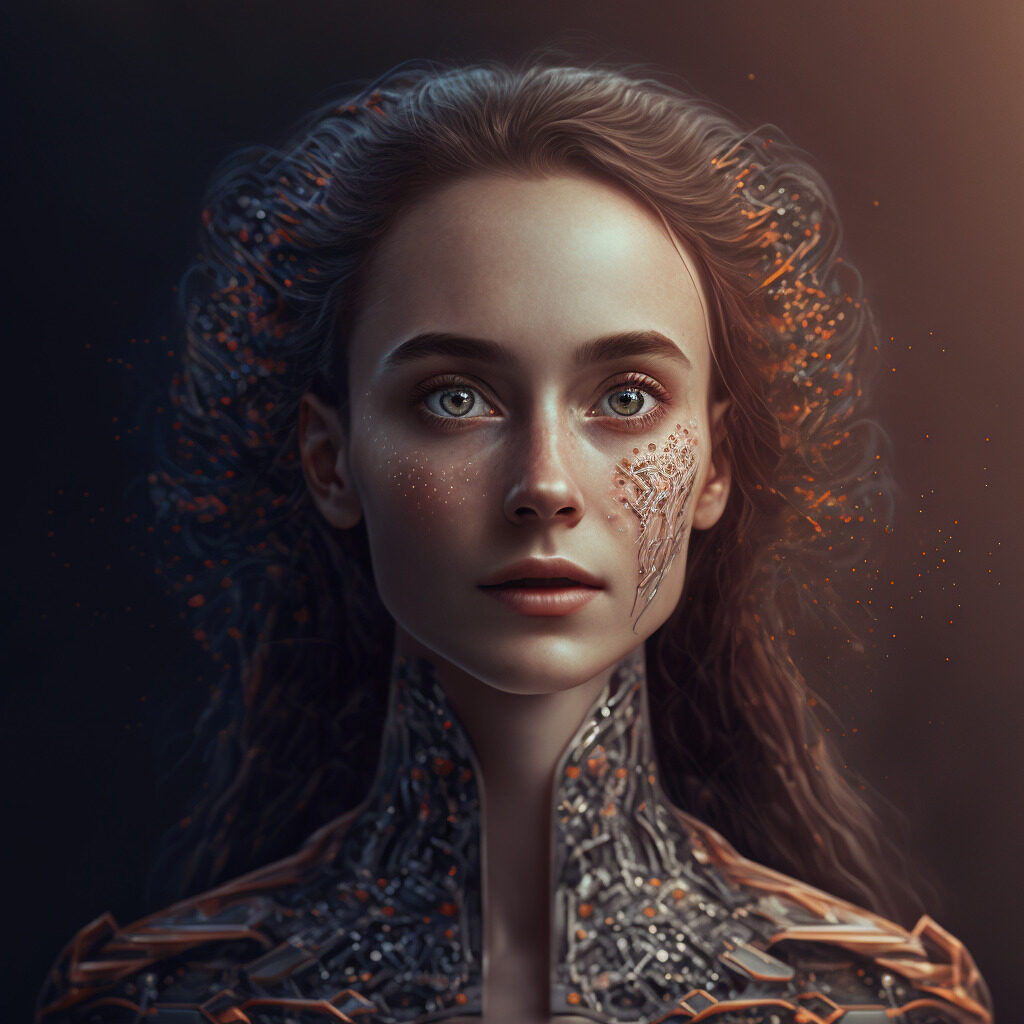 AI as human by Midjourney AI